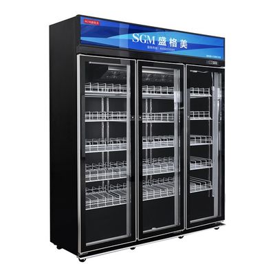 store/Restaurant Beverage Display Cooler Showcase 1840L High Capacity