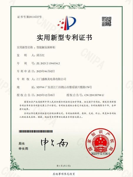 Jiangmen Shenggemei Electrical Appliance Co., Ltd ligne de production en usine