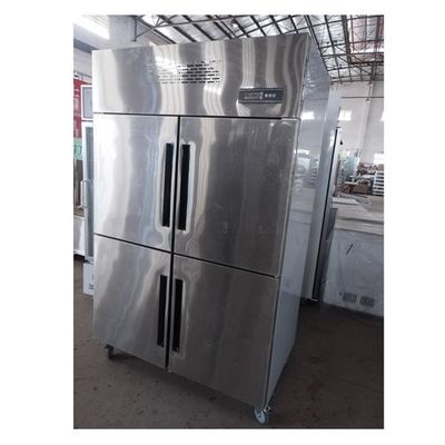 4 Doors Stainless Steel Tall Swing Door Refrigerator With Adjustable Shelves