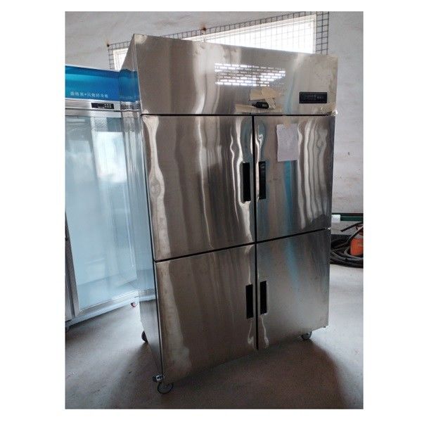 40 Cubic Feet Stainless Steel Swing Four Doors No Frost Upright Fridge For Cold Food
