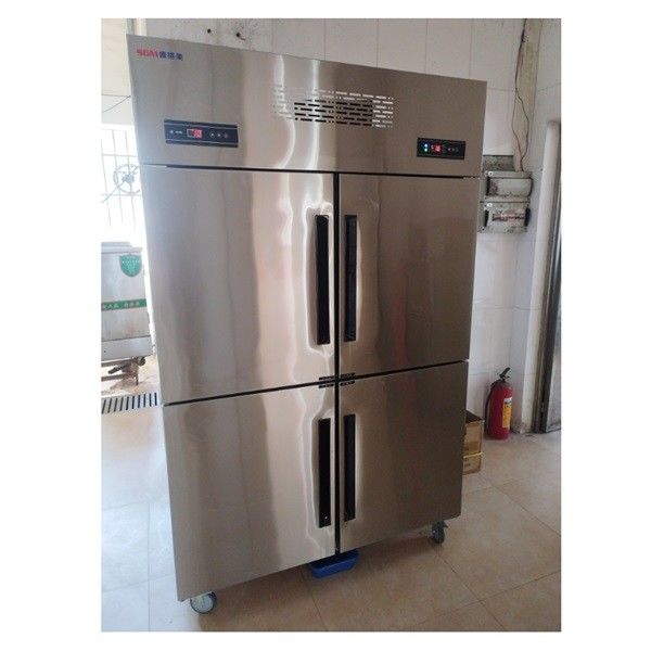 Energy Saving Swing Door Upright Fridge -10/-0 Or -18 Temperature For Supermarket